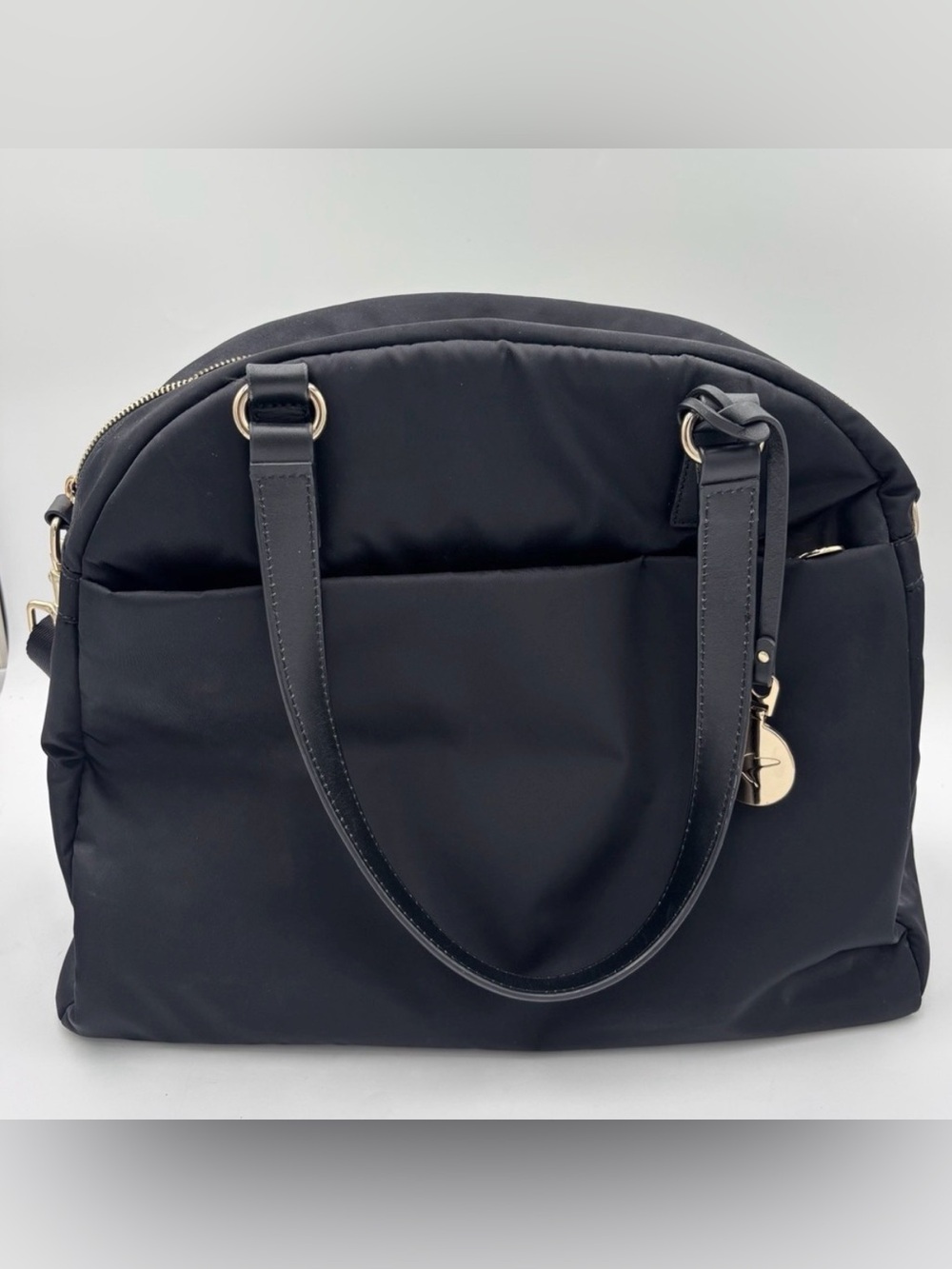Lo & Sons O.G. Black Nylon Tote Travel Bag Carry All Carry-On Bag Laptop 13"